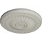 Ekena Millwork Randee Ceiling Medallion (Fits Canopies up to 3 7/8"), Hand-Painted Pot of Cream, 20"OD x 1 3/8"P CM20HAPCF - alternate 2
